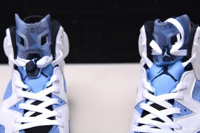 1st Kicks Shoes Jordan 6 CT8529-410 Air UNC 0709